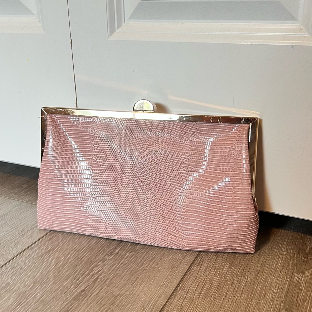 Elegant Pink Clutch Bag